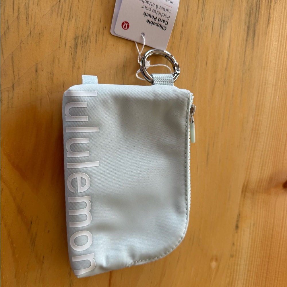 Lululemon Mint Green Clip-On Pouch